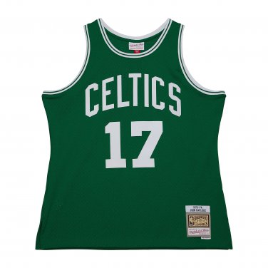 #17 John Havlicek Boston Celtics Dark 1973-74 M&N Jersey green (heat pressed)