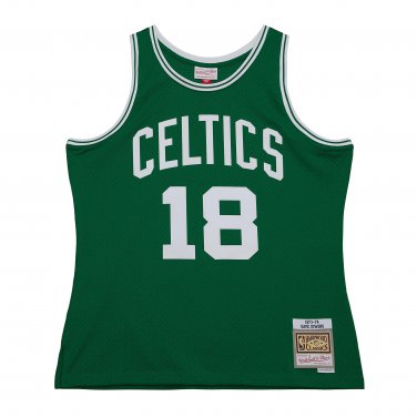 #18 Dave Cowens Boston Celtics Dark 1973-74 M&N Jersey green (heat pressed)
