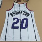 #20 Damon Stoudamire  Toronto Raptors Road 1995-96 M&N jersey white (heat pressed)