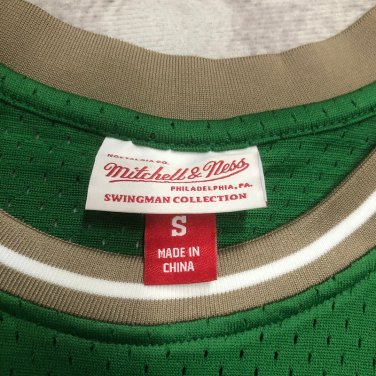 #20 Ray Allen Celtics 2007-08 M&N heat pressed jersey green