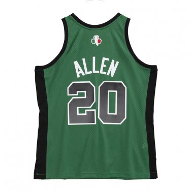 #20 Ray Allen Celtics M&N heat pressed jersey green black