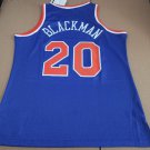 #20 Rolando Blackman  knicks M&N jersey blue (heat pressed)