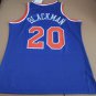 #20 Rolando Blackman  knicks M&N jersey blue (heat pressed)