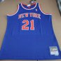 #21 Charlie Ward Knicks M&N jersey blue (heat pressed)