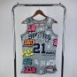 #21 Duncan Spurs 2002-03 M&N jersey  camouflage (heat pressed)