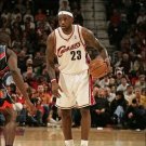 #23 James Cavaliers 2003-04 M&N heat pressed jersey white