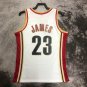 #23 James Cavaliers 2003-04 M&N heat pressed jersey white