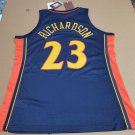 #23 Jason Richardson Golden State Warriors 2002-03 M&N Jersey navy (heat pressed)