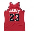 #23 Jordan Bulls 1984-85 M&N jersey red (heat pressed)