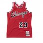 #23 Jordan Bulls 1984-85 M&N jersey red (heat pressed)