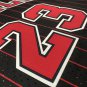 #23 Jordan Bulls 1995-96 M&N heat pressed jersey black with stripe