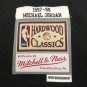 #23 Jordan Bulls 1997-98 M&N heat pressed jersey black