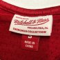 #23 Jordan Bulls 1997-98 M&N heat pressed jersey red