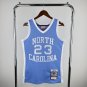 #23 Jordan North Carolina M&N jersey blue (heat pressed)