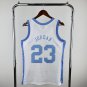 #23 Jordan North Carolina M&N jersey white (heat pressed)
