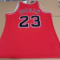 #23 Michael Jordan Bulls 1995-96 M&N Finals jersey red (heat pressed)