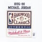 #23 Michael Jordan Bulls 1995-96 M&N Finals jersey white (heat pressed)