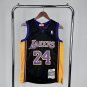 #24 Kobe Bryant Lakers 2009-10 M&N jersey black (heat pressed)
