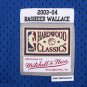 #30  Rasheed Wallace Detroit Pistons 2003-04 M&N jersey blue (heat pressed&iuml;&frac14;�