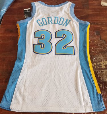 #32 Gordon Nuggets M&N jersey white (heat pressed)