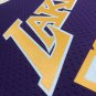 #32 Johnson Lakers 1984-85 M&N heat pressed jersey purple