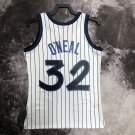 #32 O'neal Magic 1993-94 M&N heat pressed jersey white