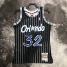 #32 O'neal Magic 1994-95 M&N heat pressed jersey black