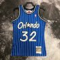 #32 O'neal Magic 1994-95 M&N heat pressed jersey blue