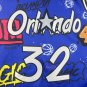 #32 O'neal Magic M&N Graffiti jersey (heat pressed)