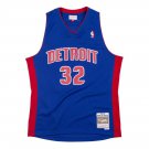 #32 Richard Hamilton Detroit Pistons 2003-04 M&N jersey blue (heat pressed)
