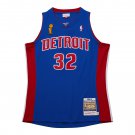 #32 Richard Hamilton Detroit Pistons Dark Finals 2004 M&N Jersey blue (heat pressed)