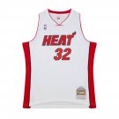 #32 Shaquille O'Neal Miami Heat 2005-06 M&N Jersey white (heat pressed)
