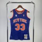 #33 Ewing BAPE &egrave;�&sup3; M&N x Knicks jersey blue