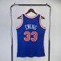 #33 Ewing Knicks 1991-92 M&N jersey blue (heat pressed)