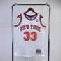 #33 Ewing Knicks 1991-92 M&N jersey white (heat pressed)