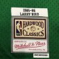 #33 Larry Bird 1985-86 M&N heat pressed jersey green
