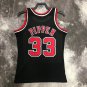 #33 Pippen Bulls 1997-98 M&N heat pressed jersey black