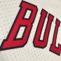 #33 Pippen Bulls 1997-98 M&N heat pressed jersey white