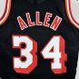 #34 Allen Miami Heat 2013-14 M&N retro jersey black (heat pressed)