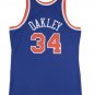 #34 Charles Oakley Knicks 1991-92 M&N jersey blue (heat pressed)