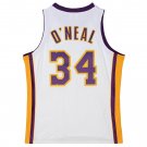 #34 Shaquille O'Neal Los Angeles Lakers 2003-04 M&N Jersey white (heat pressed)