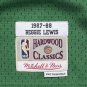 #35 Reggie Lewis Boston Celtics 1987-88 M&N Jersey green (heat pressed)
