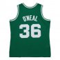 #36 Shaquille O'Neal Boston Celtics Road 2010-11 M&N Jersey green (heat pressed)