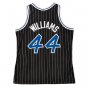 #44 Jason Williams Orlando Magic 2009-10 M&N jersey black (heat pressed)