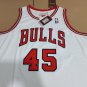 #45 Michael Jordan Bulls 1994-95 M&N jersey white (heat pressed)