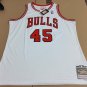 #45 Michael Jordan Bulls 1994-95 M&N jersey white (heat pressed)