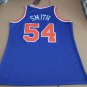 #54 Charles Smith Knicks 1992-93 M&N jersey blue (heat pressed)