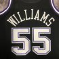 #55 Jason Williams Kings 2001-02 M&N  jersey black &iuml;&frac14;�heat pressed&iuml;&frac14;�