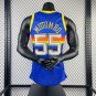 #55 Mutombo Nuggets 1991-92 M&N jersey purple (heat pressed)