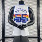 #55 Mutombo Nuggets 1991-92 M&N jersey white (heat pressed)